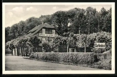 AK Kreiensen, Gaststätte Grüner Jäger, Inh. F. Dörries