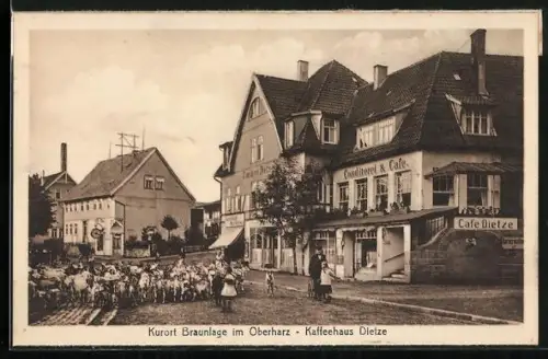 AK Braunlage im Oberharz, Cafe Dietze