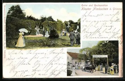 AK Grimma, Ruine & Restauration Kloster Nimbschen
