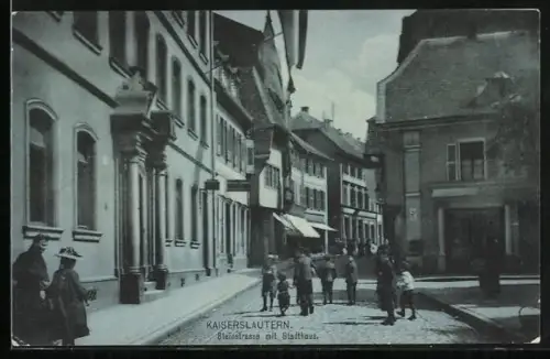 AK Kaiserslautern, Steinstrasse mit Stadthaus