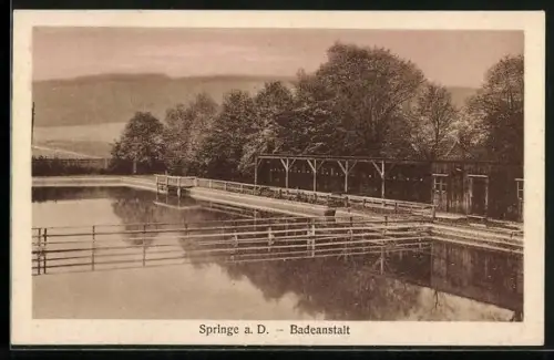 AK Springe a. D., Badeanstalt