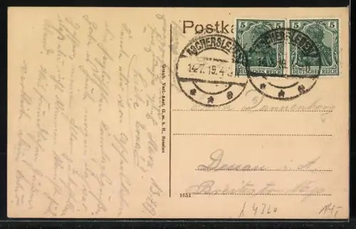 AK Aschersleben, Partie an der Promenade