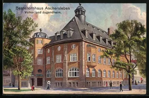 AK Aschersleben, Bestehornhaus, Volks- und Jugendheim