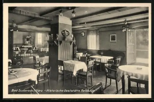 AK Bad Suderode /Harz, Historische Gaststätte Reissaus