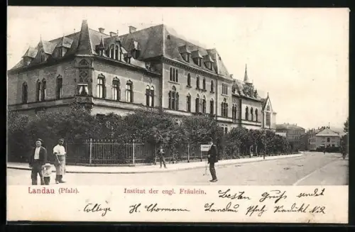 AK Landau /Pfalz, Institut der engl. Fräulein