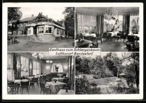 AK Bendestorf im Kleckerwadl, Hotel Haus Schlangenbaum, Innenansichten