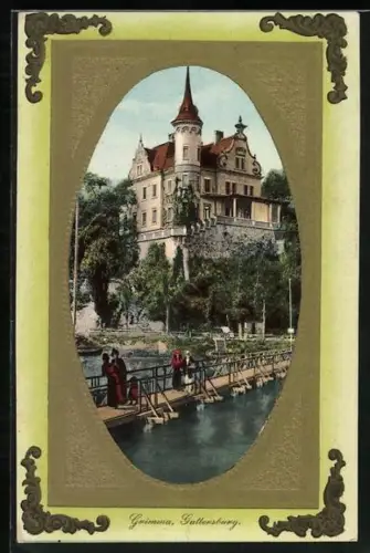 AK Grimma, Blick auf die Gattersburg