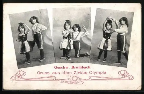 AK Zirkus Olympia, Die Geschwister Brumbach