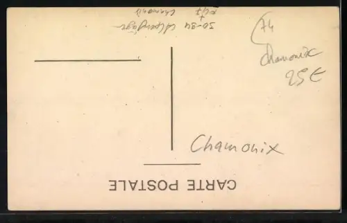 AK Chamonix, Französische Alpenjäger auf Marsch durch Chamonix