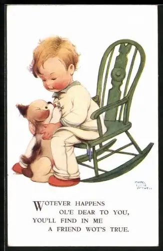 Künstler-AK Mabel Lucie Attwell: Wotever Happens Ol`e Dear To You...