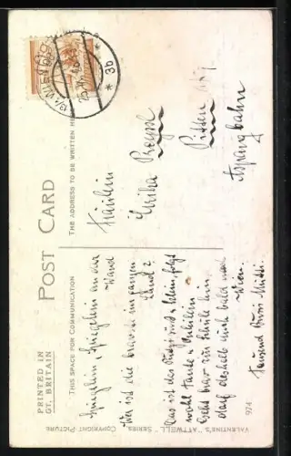 Künstler-AK Mabel Lucie Attwell: Kleines Mädchen kämmt sich