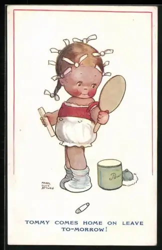 Künstler-AK Mabel Lucie Attwell: All for the Love of a Laddie