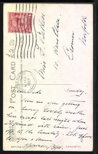 Künstler-AK Mabel Lucie Attwell: Mädchen mit grosser Schere