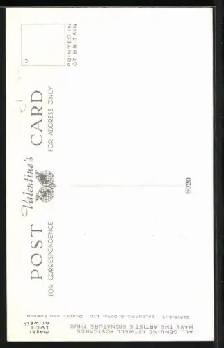 Künstler-AK Mabel Lucie Attwell: Mädchen beim Abwasch, You`ll know where to find me