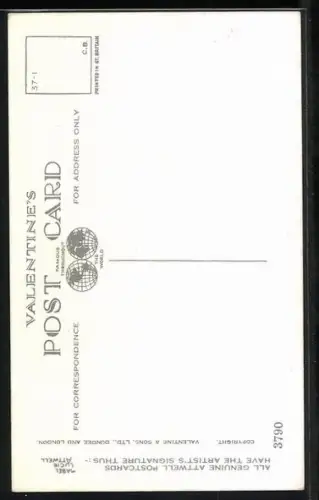 Künstler-AK Mabel Lucie Attwell: Kleines Mädchen mit Hut