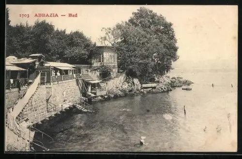 AK Abbazia, Partie am Bad