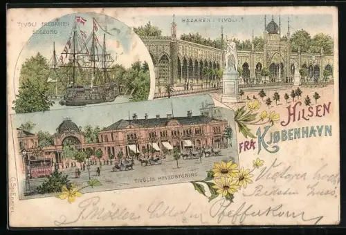 AK Kjobenhavn, Tivolis Hovedbygning, Bazaren i Tivoli