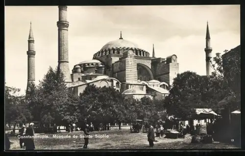 AK Constantinople, Mosquèe de Sainte Sophie