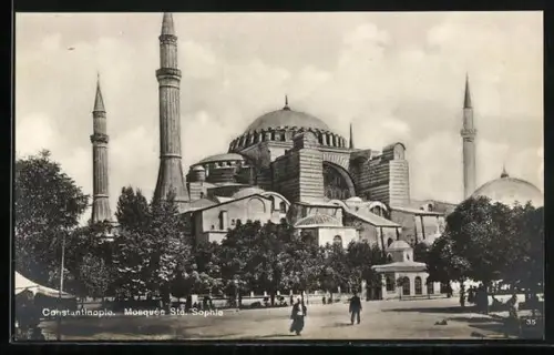 AK Constantinople, Mosquee Ste. Sophia