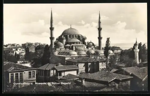 AK Constantinople, Mosquee du Sultan Beyazid, Moscheeblick