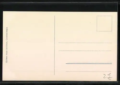 AK Constantinople, Mosquee du Sultan Beyazid, Moscheeblick