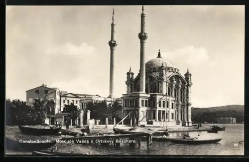 AK Constantinople, Mosquee Valide a Ortakevy Bosphore
