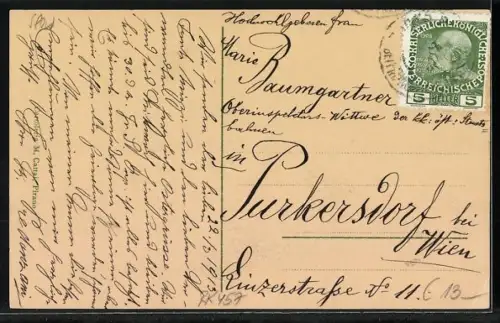 AK Portorose / Portoroz, Blick zum Ort