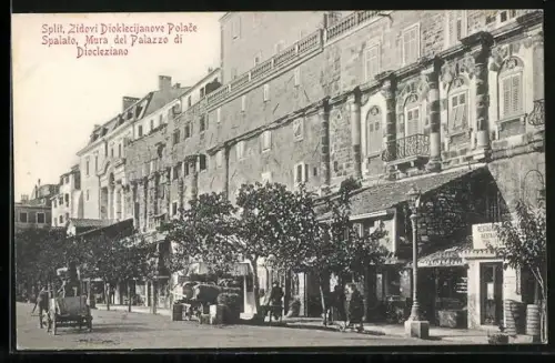 AK Split / Spalato, Zidovi Dioklecijanove Polace, Mura del Palazzo di Diocleziano