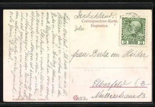 AK Cattaro, Waffenplatz