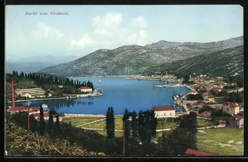 AK Gravosa, Blick auf Bucht