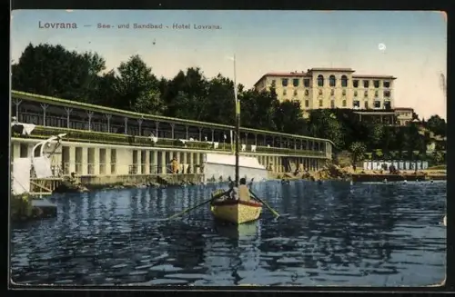 AK Lovrana, See- und Sandbad, Hotel Lovrana