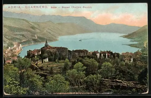 AK Bakar, Ortspanorama mit Zaljev-Bucht