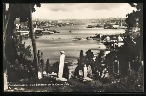 AK Constantinople, Vue générale de la Corne d'Or