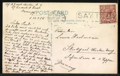 AK London, Thames Embankment and Cleopatra's Needle