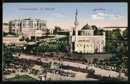 AK Constantinople, Le Selamlik mit Armee