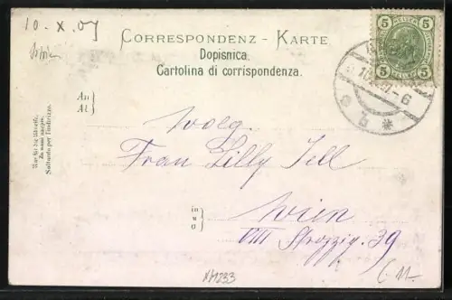 AK Abbazia, Promenade vor dem Cafe Quarnero