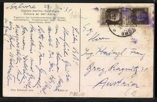 AK Salvore an der Adria, Seehospiz Ospizio marino