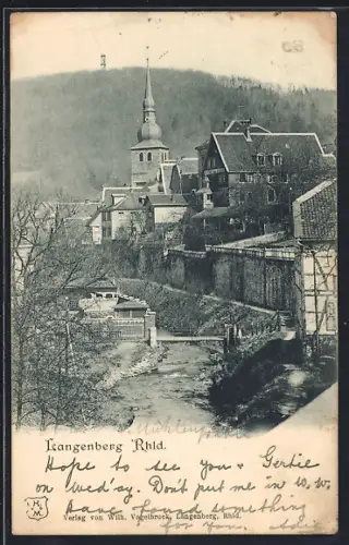 AK Langenberg / Rhld., Panorama