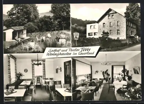 AK Weninghausen /Sauerland, Gasthof und Pension Tebbe