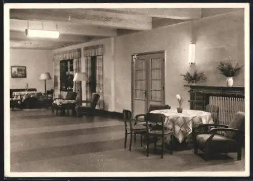 AK Bad Bramstedt, Neues Kurhaus, Diele