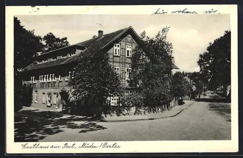 AK Müden / Örtze, Gasthaus zur Post