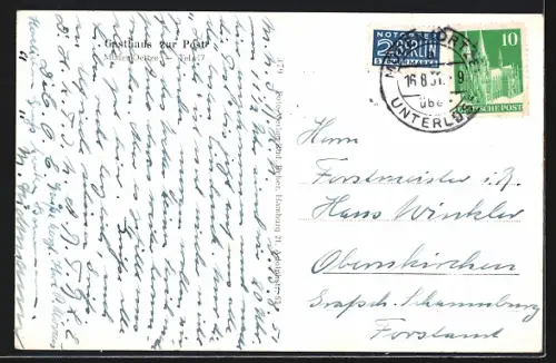 AK Müden / Örtze, Gasthaus zur Post