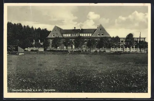 AK Heuberg-Stetten a. k. M., Partie an der Heilstätte