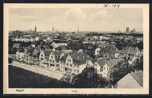 AK Neuss, Totalansicht vom Ort