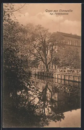 AK Eberswalde, Blick auf die kgl. Forstakademie