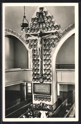 AK Ziegenrück /Obere Saale, Kriegererung in der ev. Kirche