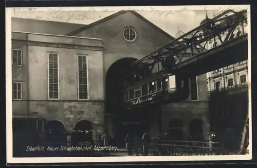 AK Elberfeld, Neuer Schwebebahnhof Düppersberg