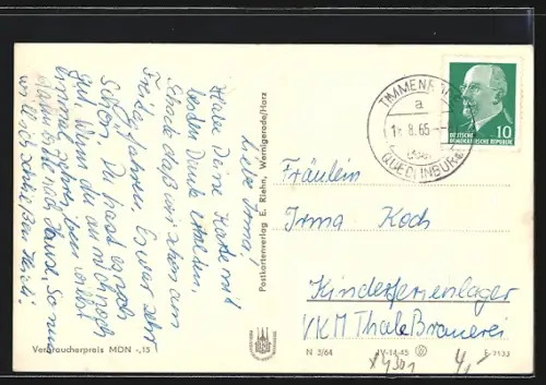 AK Timmenrode /Harz, Ortsansicht