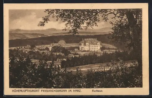 AK Friedrichsbrunn im Harz, Kurhaus