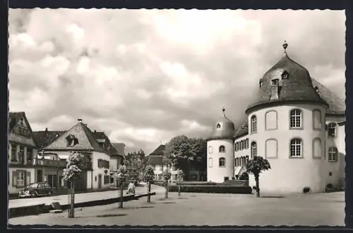 AK Boppard am Rhein, Kurfürstliches Schloss, Rheinallee